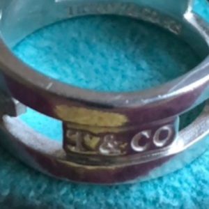 Tiffany & Co 1837 band ring sterling silver 925